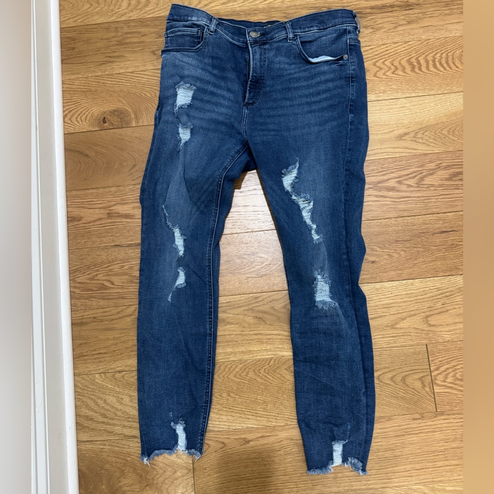 Express Denim Perfect ankle Jeans- Womens 12